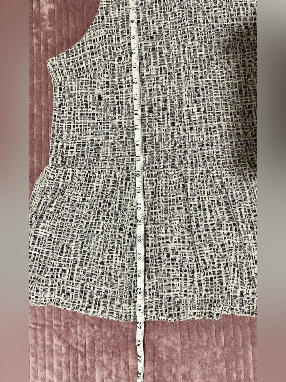 Amadi Texture Sleeveless Peplum Top - Picture 10 of 10